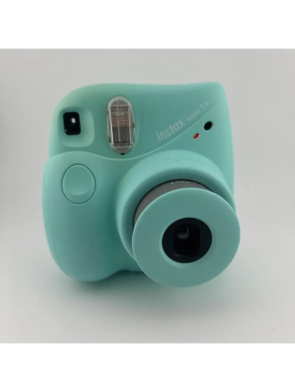Fujifilm Instax Mini 7+ Plus Instant Camera Teal- Camera Only. Tested & Working